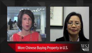 Angela Wong is Interviewed by WSJ about Chinese Buyers in the US